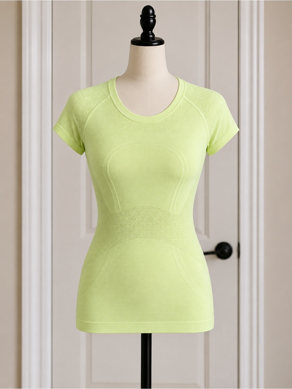 lululemon athletica Seamless Short-Sleeve Tee in Neon Lime